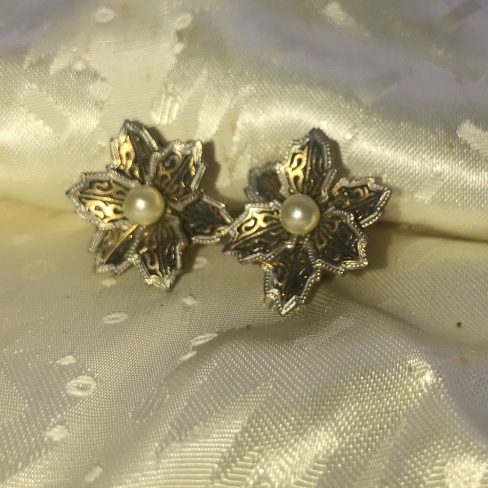 Antique clip on earrings